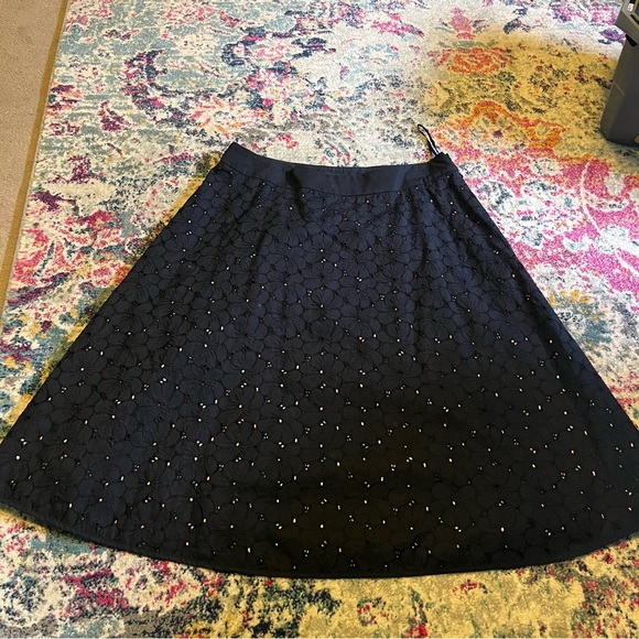 Flower Print Double Layered Full Midi Skirt - Picture 11 of 12